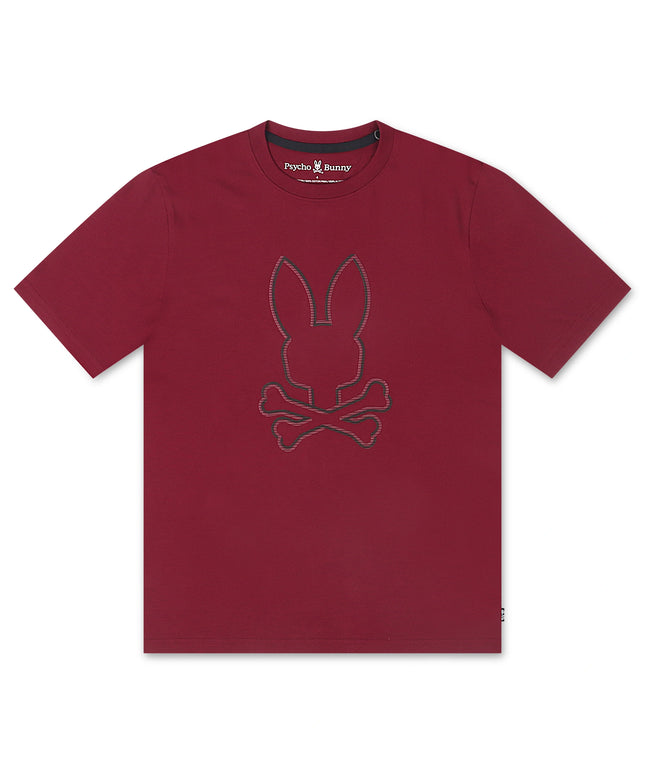 Psycho Bunny Hamilton Graphic Tee - Crimson