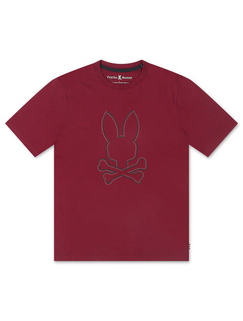 Psycho Bunny Hamilton Graphic Tee - Crimson