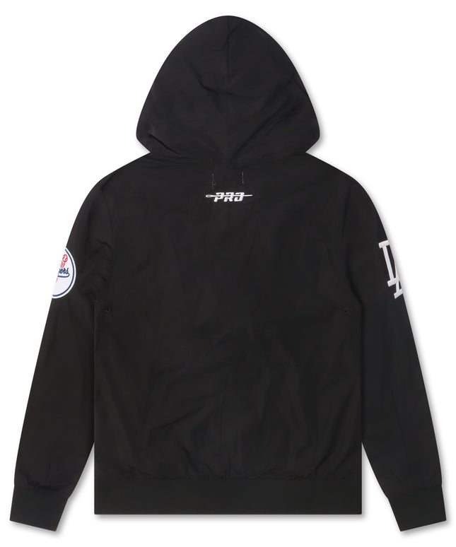 Pro Standard LA Dodgers Classic Wind Suit Pullover Hoodie - Black