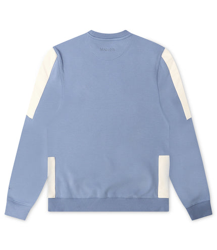 Makobi Star Rhinestone Crewneck - Smoke Blue