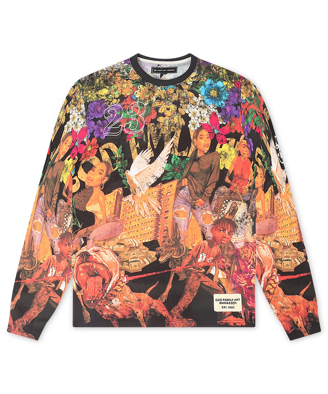 GFA Manassehy Hectic Knit Long Sleeve - Multicolor