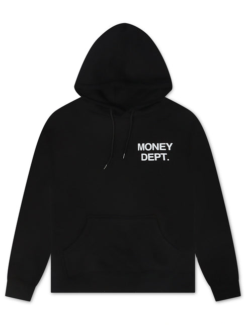 Money Dept. Print Hoodie - Black/White