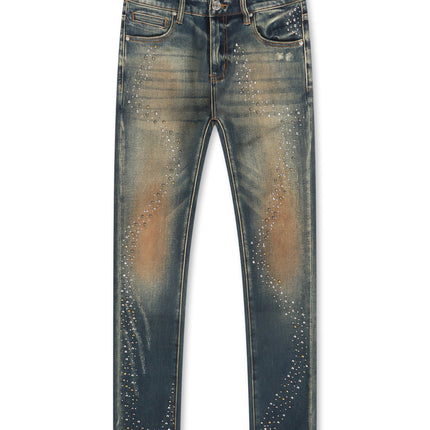 Embellish Cactus Skinny Jean - Vintage Wash