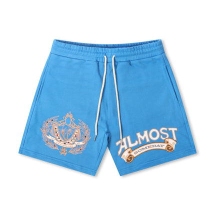 Almost Someday Royale Terry Shorts - Blue