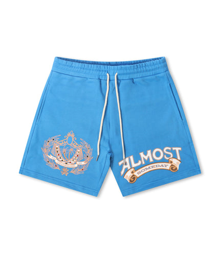Almost Someday Royale Terry Shorts - Blue