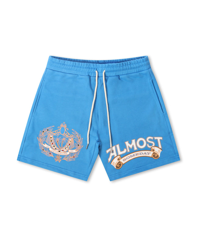 Almost Someday Royale Terry Shorts - Blue