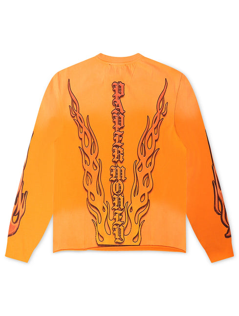 Paper Money Hellride Long Sleeve - Orange