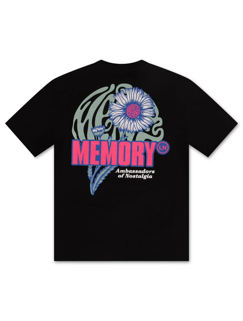 Memory Lane Full Bloom Tee - Black - Denim Exchange 