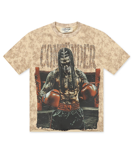 Bkys Contender Cropped Tee - Beige