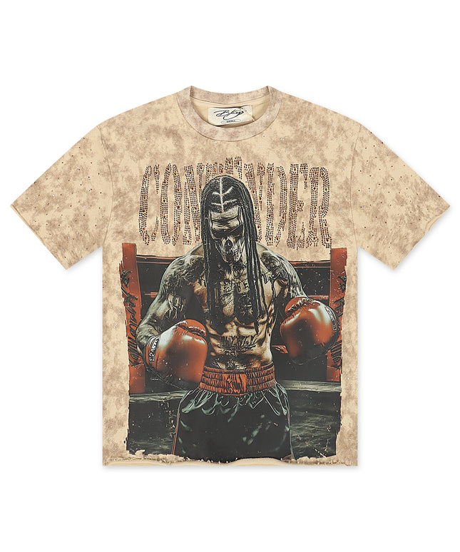 Bkys Contender Cropped Tee - Beige