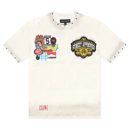 Street Approved Stay Solid Tee - White