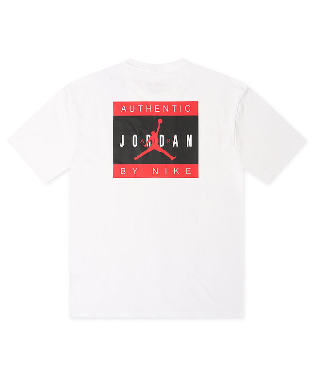 Air Jordan Mens Brand Tee - White