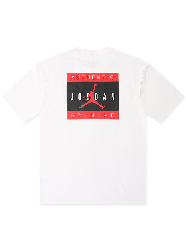 Air Jordan Mens Brand Tee - White
