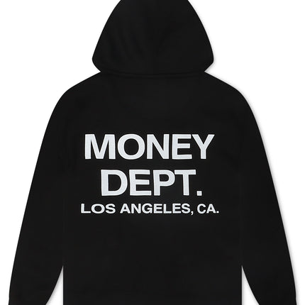 Money Dept. Print Hoodie - Black/White