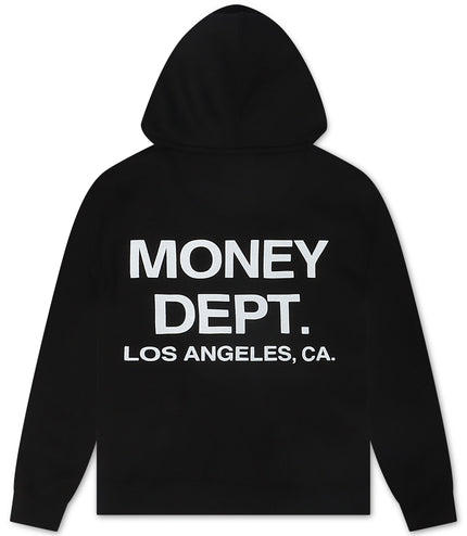 Money Dept. Print Hoodie - Black/White
