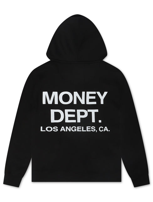 Money Dept. Print Hoodie - Black/White