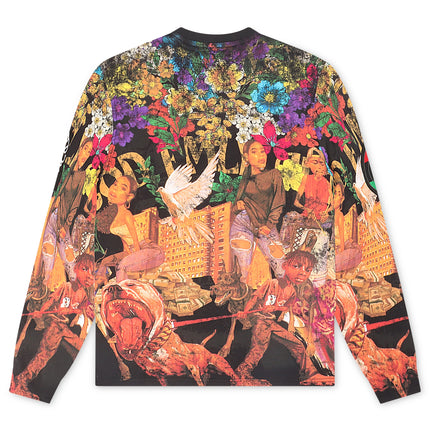 Camiseta corta de punto GFA Manassehy Peach Pit - Blanca