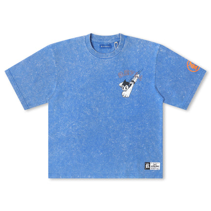 Rebel Denim Astro Boy Cropped Tee - Royal - Denim Exchange