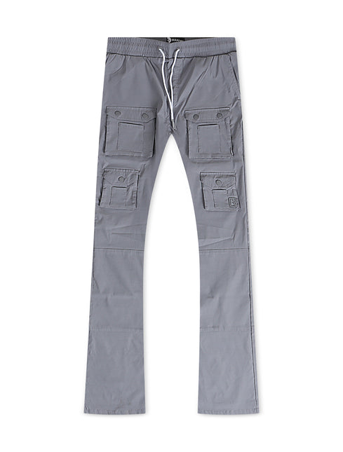 Makobi Colton Nylon Cargo Pants - Dark Gray