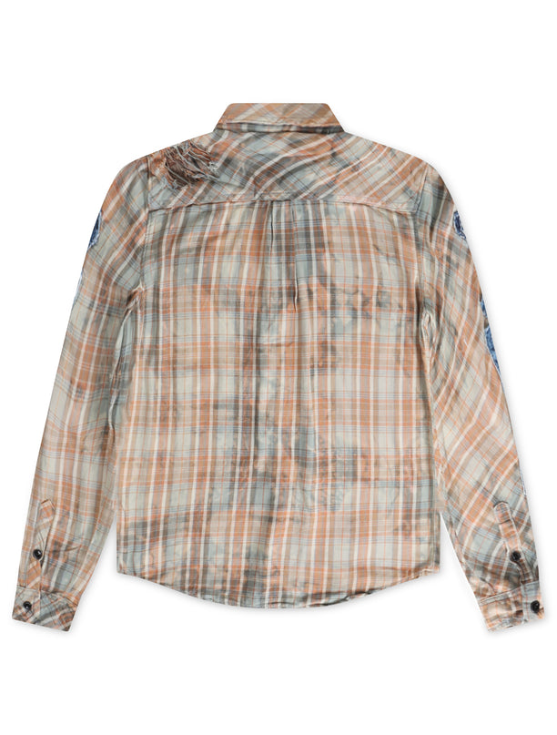 Smugglers Moon Button Up Woven Top - Plaid