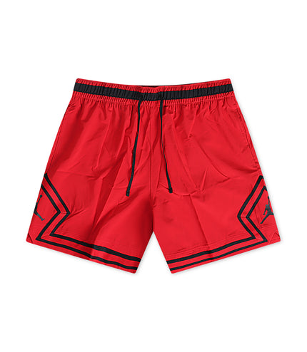 Air Jordan Mens Woven Diamond Shorts - Red