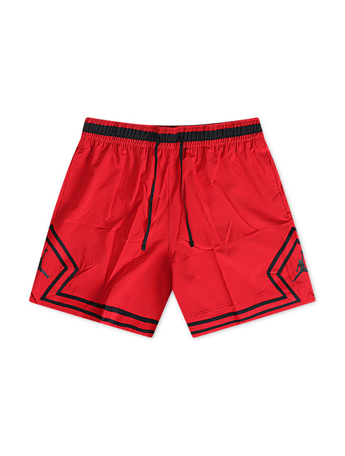 Air Jordan Mens Woven Diamond Shorts - Red