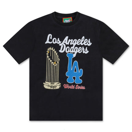 RED LETTERS LA WORLD CHAMPS TEE - VINTAGE BLACK RED LETTERS