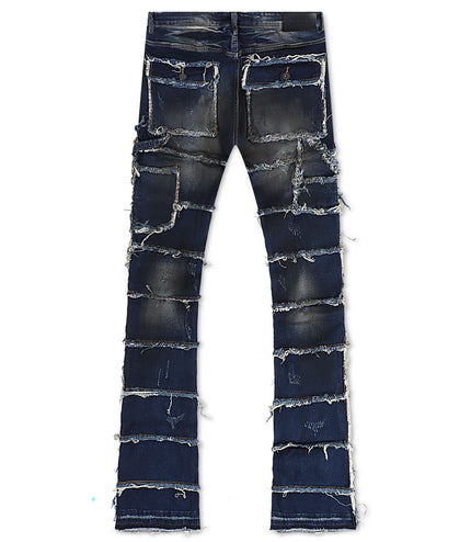 Valabasas Stacked Phoenix 2.0 Jean - Dark Vintage Wash - Denim Exchange 