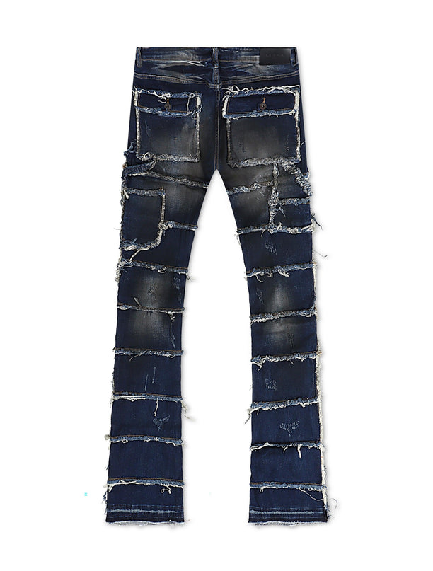 Valabasas Stacked Phoenix 2.0 Jean - Dark Vintage Wash - Denim Exchange 