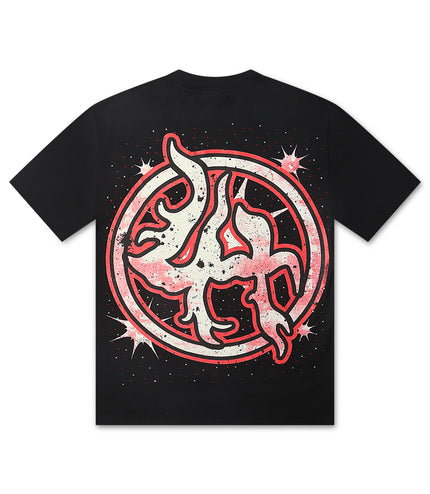 Lost Hills Punk Skull Tee - Black