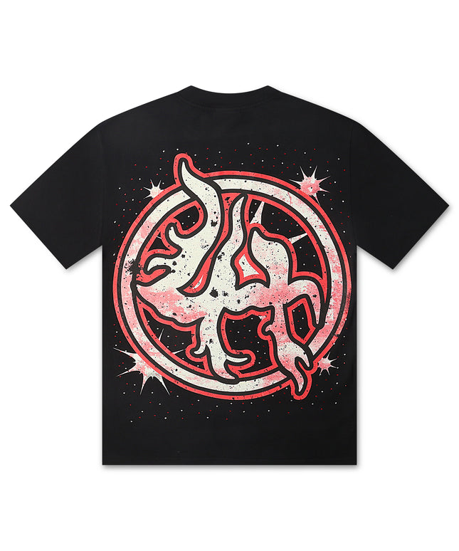Lost Hills Punk Skull Tee - Black