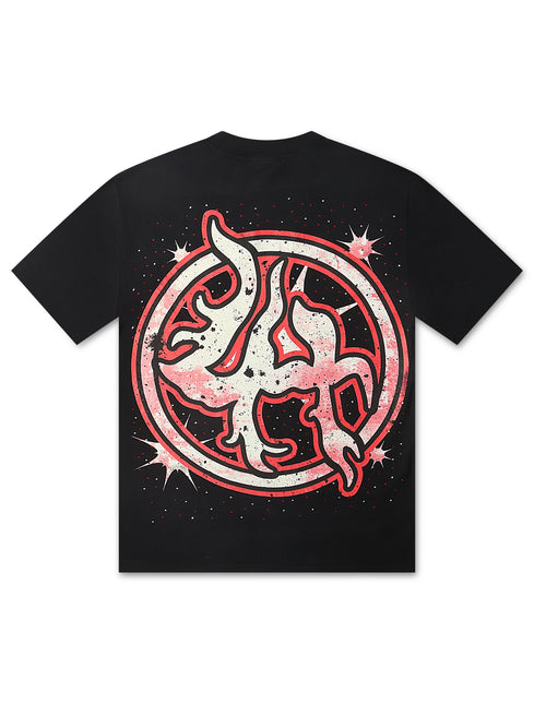 Lost Hills Punk Skull Tee - Black