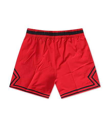 Air Jordan Mens Woven Diamond Shorts - Red