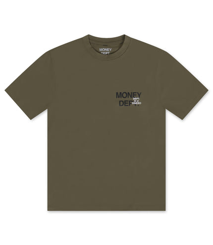 Money Dept. Dept De El Dinero Tee - Olive/Black - Denim Exchange 