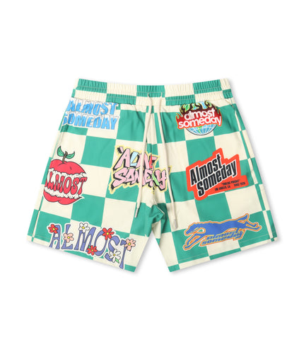Almost Someday Hendrix Shorts - Green
