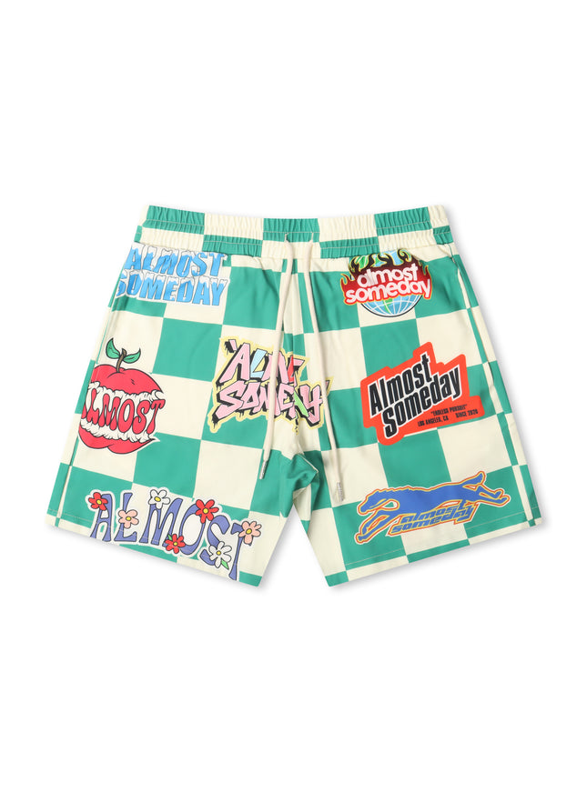 Almost Someday Hendrix Shorts - Green
