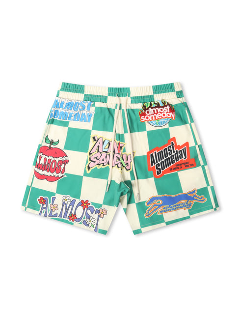 Almost Someday Hendrix Shorts - Green