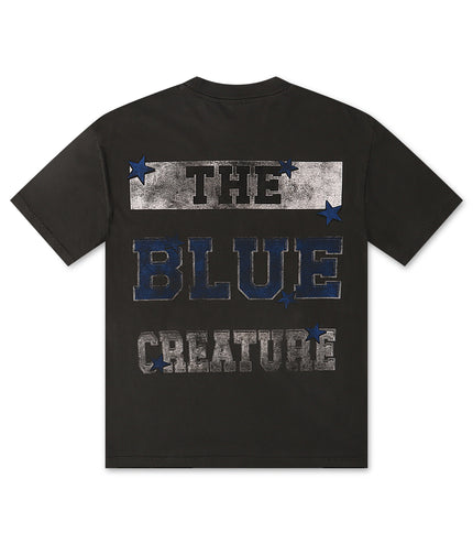 Stargazing Vulture Tee - Charcoal