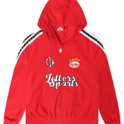 Red Letters x Cam Newton Rhinestone Hoodie - Red