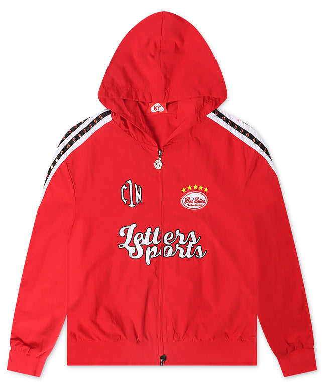 Red Letters x Cam Newton Rhinestone Hoodie - Red