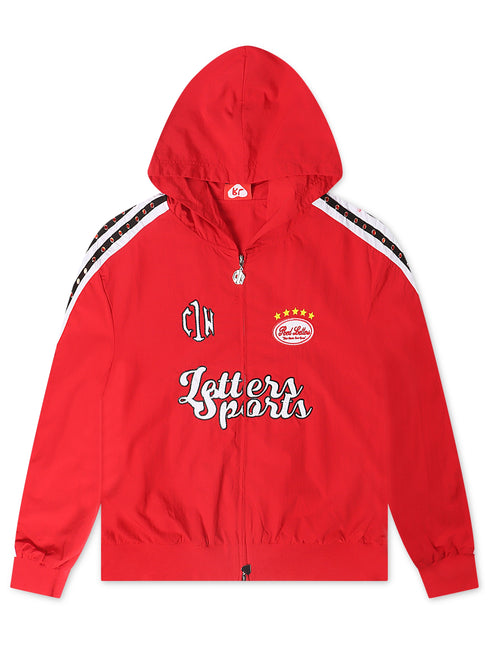 Red Letters x Cam Newton Rhinestone Hoodie - Red