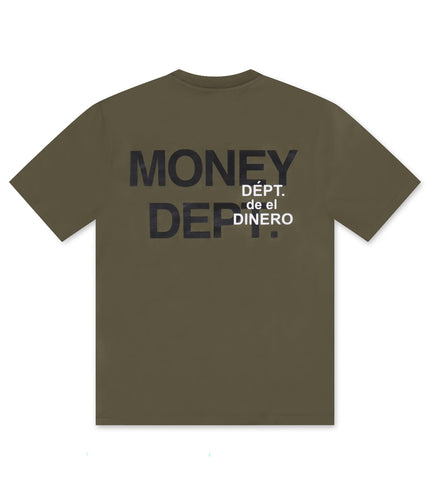 Money Dept. Dept De El Dinero Tee - Olive/Black - Denim Exchange 