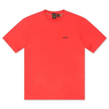 Boss Green Contrast Logo Tee - Red