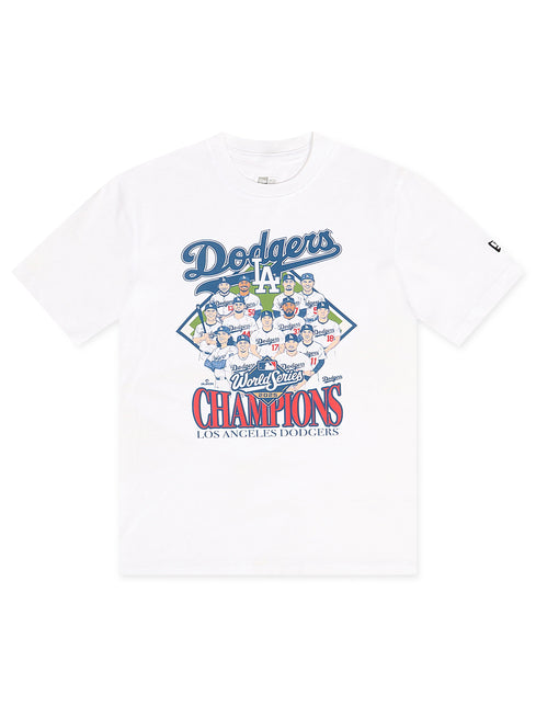 New Era LA Dodgers Portrait Tee - White