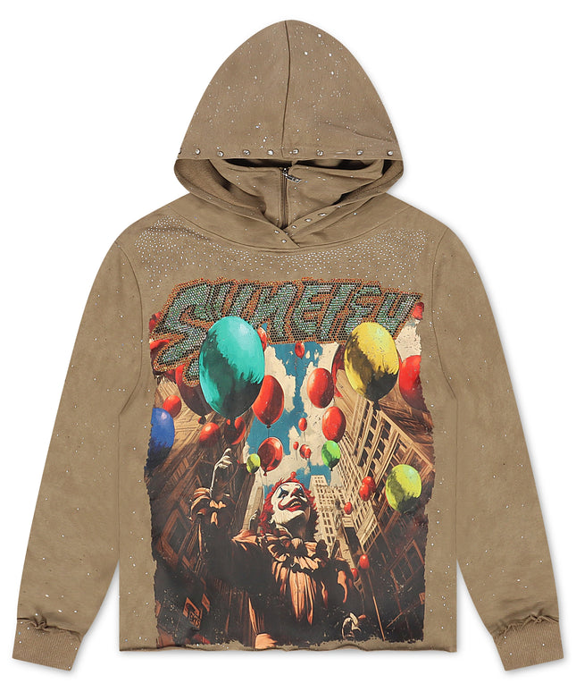 Bkys Synergy Cropped Hoodie - Khaki