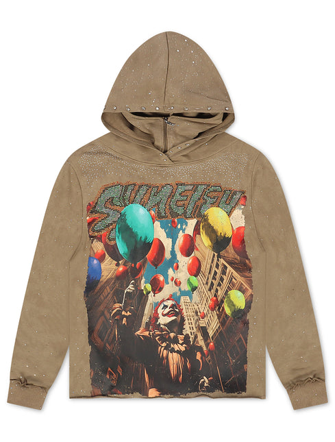 Bkys Synergy Cropped Hoodie - Khaki