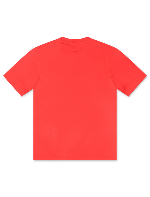 Boss Green Contrast Logo Tee - Red