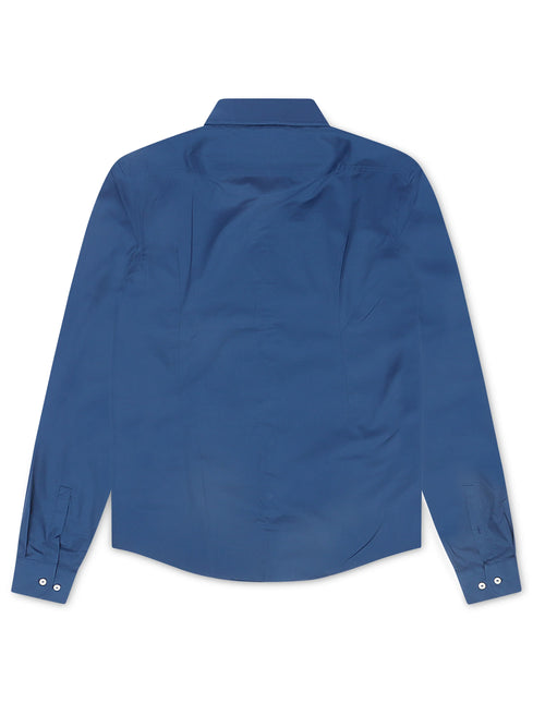 Hugo Boss Hank Button-Up Long Sleeve - Blue