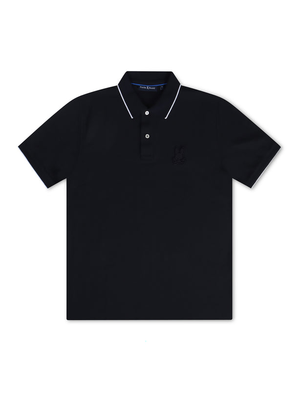 Psycho Bunny Kingston Pique Polo - Navy