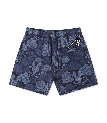 Psycho Bunny Rowen Swim Trunks - Blue